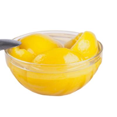 China Canned Canned Fruit Peach in Light Syrup Halves Carve Slice Canned Yellow Peach for sale