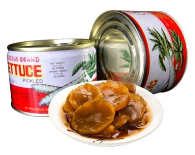 China Pickled lettuce canned 182g for sale