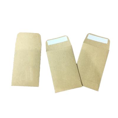 China Gift Envelope Customize 1000pcs Small Coin Envelope Wholesale 120gsm Brown Burst Envelope Dispensary 57*89mm Luxury Luxury Seed Envelopes for sale