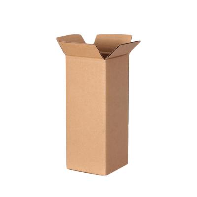 China Recyclable Rigid Foldable Recycled Corrugated Paper Packaging Cardboard Box For Bottle Champagne /water Cups for sale