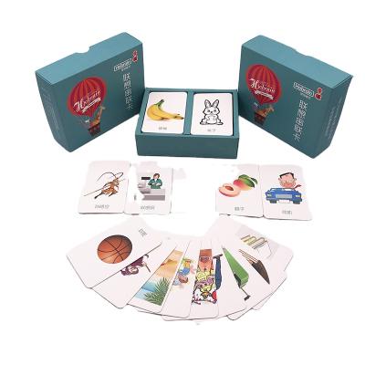 China Custom New Paper Design Printed Kids Learning Educational Card Flash Card Printing for sale