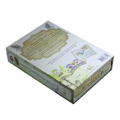 China Wholesale Recyclable Modern Style Book Shaped Box Card Decorative Hard Book Cheap High Quality Magnetic Study Box for sale