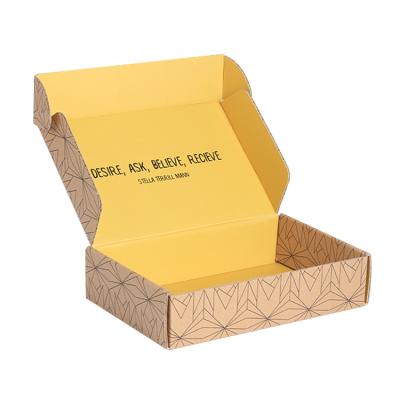 China Recycled Materials Wholesale Custom Printed Unique Corrugated Custom Shipping Boxes Logo Cardboard Mailer Box for sale