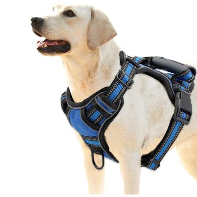 China High Quality Reflective Adjustable Pet Harness Dog Vest Belt Product Dog Harness Pet For Small Large Dog Outdoor Running Training for sale