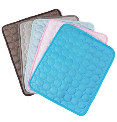 China Summer Pad Breathable Washable Pet Cooling Pad Mat Waterproof Breathable Cooling Pad Mat For Dogs Cat Blanket For Pet for sale