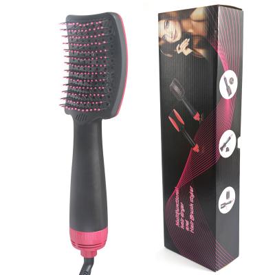 China Creative Home Hair Dryer Hot Comb 2 in 1 Electric Curler Straighter Brush Comb Hair Drier Comb for Hair Care Dryer Wet Goods for sale