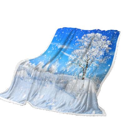 China Wholesale Hot Plush Printing Gift Anti-pilling Christmas Elf Blanket Blanket for sale