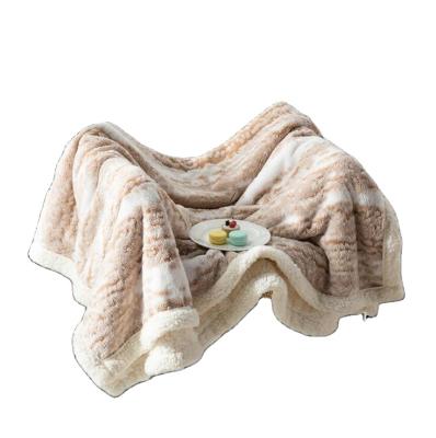 China Wholesale Fleece anti-pilling flano blanket eskimo sherpa printed cozy shepra plush lamb super plush printed blankets for sale