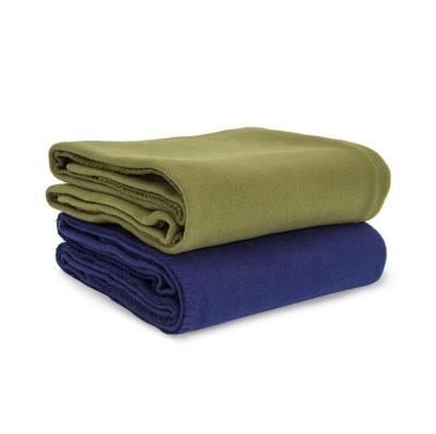 China Lightweight All-Polyester Folded Custom Travel Blanket In Pocket Light Airplane Airline Shear Blanket Washable Outdoor Blanket for sale