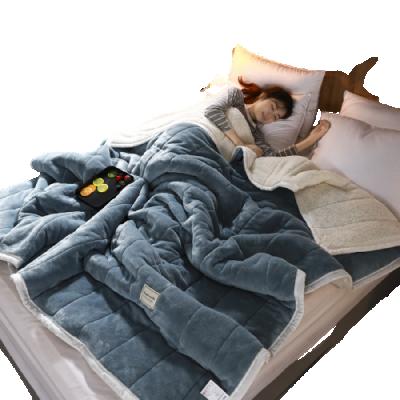 China Warm Anti-pilling In The Soft Winter Blanket Wholesale Comforter Throw Thick Comforter for sale