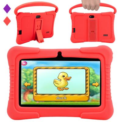 China Educational Cheap Rugged Android Tablets For Kids Learning 16Gb Game Support 32Gb Enhance Tablet Without Sim Card for sale