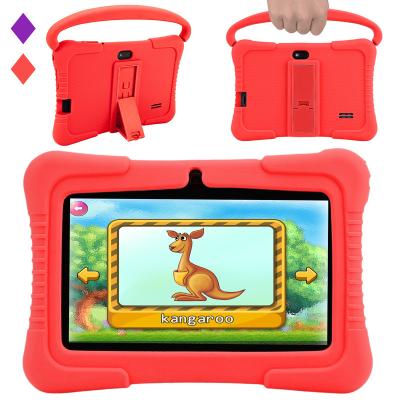 China Educational Hot Selling Amazon Children 7 Inch Digital Tablets For Kids Dual Camera Tablet With Parental Control App for sale