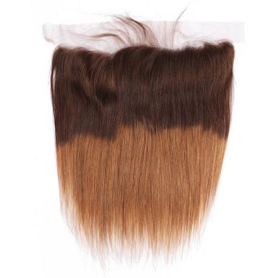 China Cheap Silky Straight Unprocessed Brazilian Virgin Hair Straight Lace Front Closure for sale