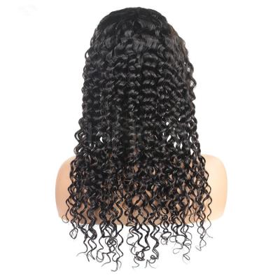 China Factory price 100% humano hide jewish jewish perucas de cabelo wave wigs 100% human hair deep drawn virgin raw deep double wave lace for sale