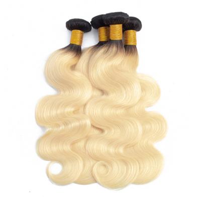 China Body Wave 1 Kg 10 Bundles/Pcs 100 Percent Brazilian Virgin Remy Blonde Ombre 10