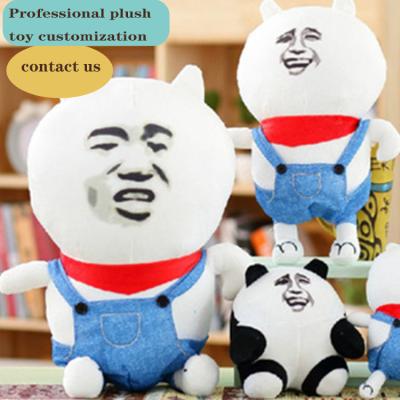 China Factory Sale Wholesale Hot Eco-Friendly Material Emoticon Pillow Stuffed Plush Toy for sale