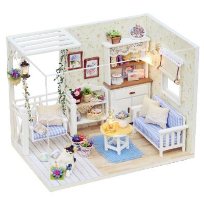 China Eco - Friendly House Model Making Jigsaw Puzzle Toys For Kids Miniature Lot Birthday Gifts Toys for sale