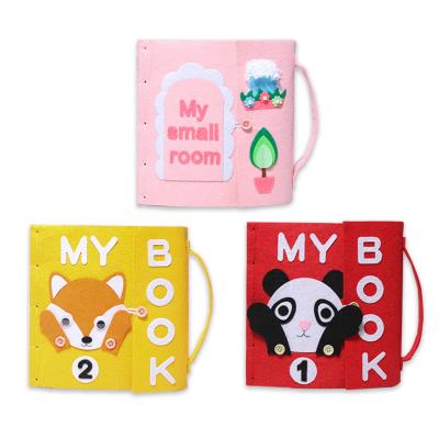 China China Manufacturer Busy Board Cloth Eco - Friendly Fabric Baby Felt Busy Book for sale