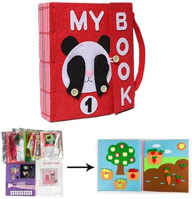 China Educational DIY Toy Set Felt Cheap Price Quiet Educational Baby Book Diy 3D Felt Quiet Book for sale