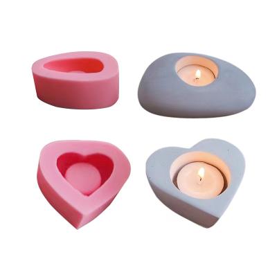 China Viable Silicone Candle Holder Mold from BESGEN DIY Crystal Epoxy Geometric Irregular Concrete for sale