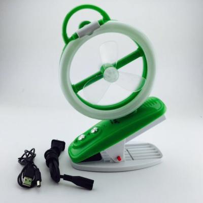 Chine vert portatif rechargeable de fan d'Usb de la fan 220V rechargeable à grande vitesse à vendre