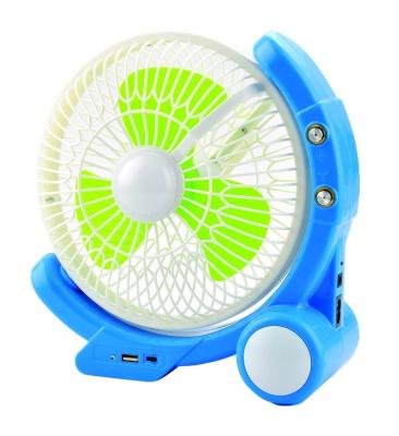 Chine Intense temps rechargeable de longue durée de fan du secours LED de luminosité à vendre