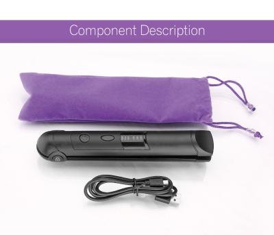 China Wireless Gift Rechargeable Hair Straighteners / Small Flat Iron With 3 Setting/USB charging/ for sale