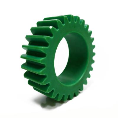 China Factory Customized Large Diameter 100mm 5mm Standard Size Nylon Tooth Plastic Gear for sale