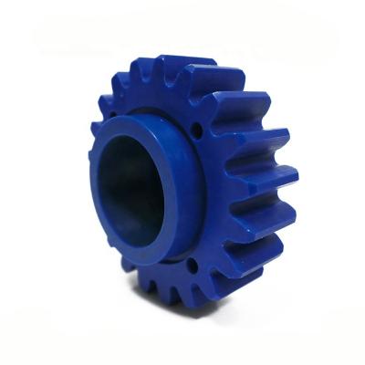 China Factory small straight toothed derlin shape plastic nylon tooth gear for sale