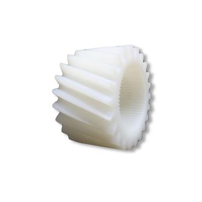 China Factory precision small tooth pom nylon acetal plastic material double helical gear for sale