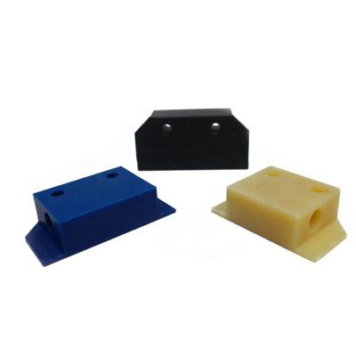 China Customer Requirement CNC Custom Part Support Linear Guide Rail Sliding Meter Candle Plastic Rubber Nylon Block for sale