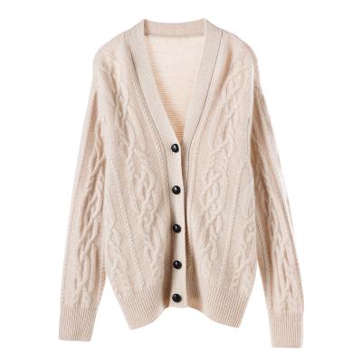 China Wholesalers Shrinkproof Long Breathable Custom Sheath Intarsia Fashionable Knit Cardigan Sweater for sale