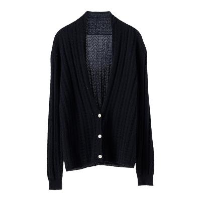 China 2021 New Chinese Style Shrink-proof Elegante Fashion Oversized Sweater Cardigan Women for sale