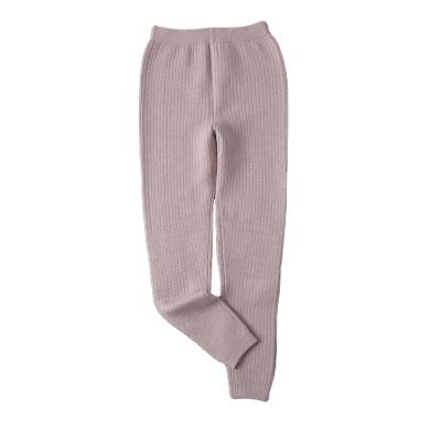 China 2021 New Fashion Shrink-proof Long Style Wool Knitted Cashmere Men Jogging Warm Pants for sale