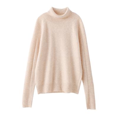 China 2021 New Fashion Shrink-proof Comfortable Round Wool Women's Neck Cashmere Sweaters for sale