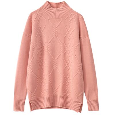 China winter high quality direct Chunky Knitting Pullover Sweater shrink-proof factory heat for sale