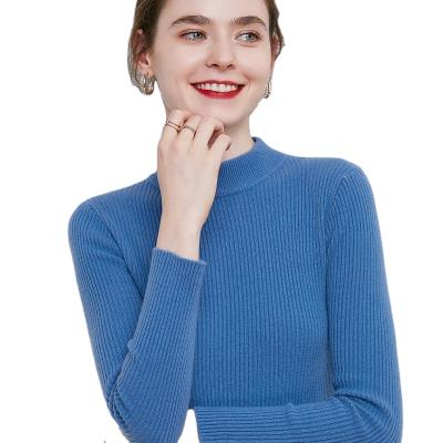 China shrink-proof a lot of stock support women's sweaters customized, knitwear, round neck, slim fit and fashion for sale