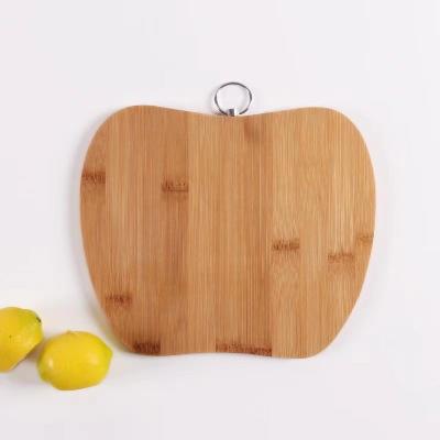 China Disposable Custom Apple Shaped Bamboo Cutting Board Eco - Friendly For Home Use for sale