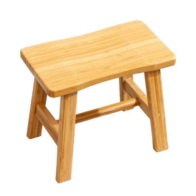 China Household good quality foldable practical portable bamboo stool small for resting for sale