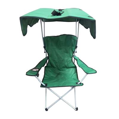 China Modern Simplicity Folding Canopy Chair Umbrella Rising Travel Chair With Outdoor Cup Holder Beach Chair Backpack for sale