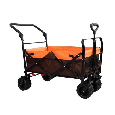 China Purchases ; Garden Camping Four Wheel Utility Folding Carts Beach Carts Foldable Cart for sale