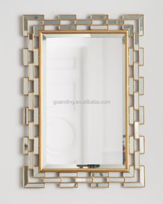 China Stylish Handmade Decorative Mirror Bathroom Decor Wall Mirror for sale