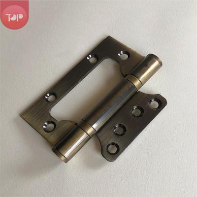 China 4 inch Stainless Steel Butterfly Modern Hinge Black Antique Brass Mother Door Under with Two Ball Bearing Flush Hinge for sale