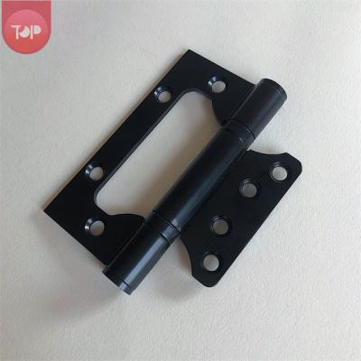 China Modern 4 Inch Stainless Steel Butterfly Hinge China Factory Black For Wooden Doors Flush-mount Strap Hinges for sale