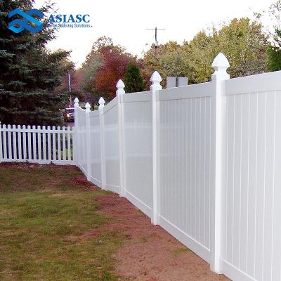 China Amazon Garden PVC Privacy Fence Panels Australia Standard Construction Easily Assembled Removable Outdoor Temporary Vinyl Fencing Panels for sale