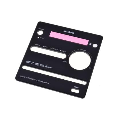 China Durable Anti-scratch Acrylic Front Panel /PC Lens For Audio Amplifier for sale