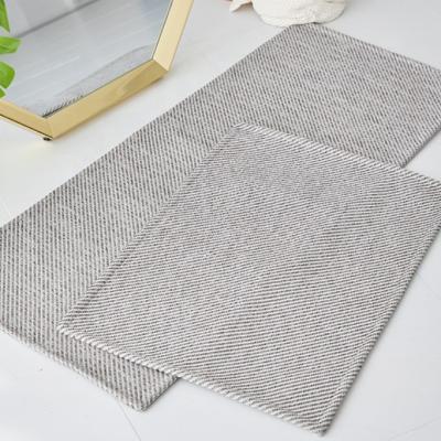 China Washable Washable Herringbone Pattern Kitchen Mat for sale