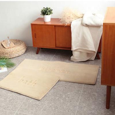 China PVC kitchen blanket and home embossed mat customer washable for sale