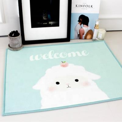 China Washable Cartoon PVC Kitchen Floor Mat Absorbent Set for sale