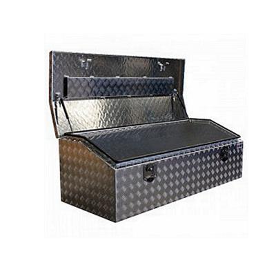 China Heavy Duty Aluminum 2 Lock Carbon Steel Tool Box Truck Top Open Tool Box for sale